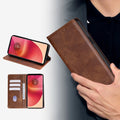 Business Magnetic Flip Card Stand Leather Wallet Case for Motorola Edge 50S 50 Pro Moto edge 50 Neo 50 Fusion 5G Cover Funda