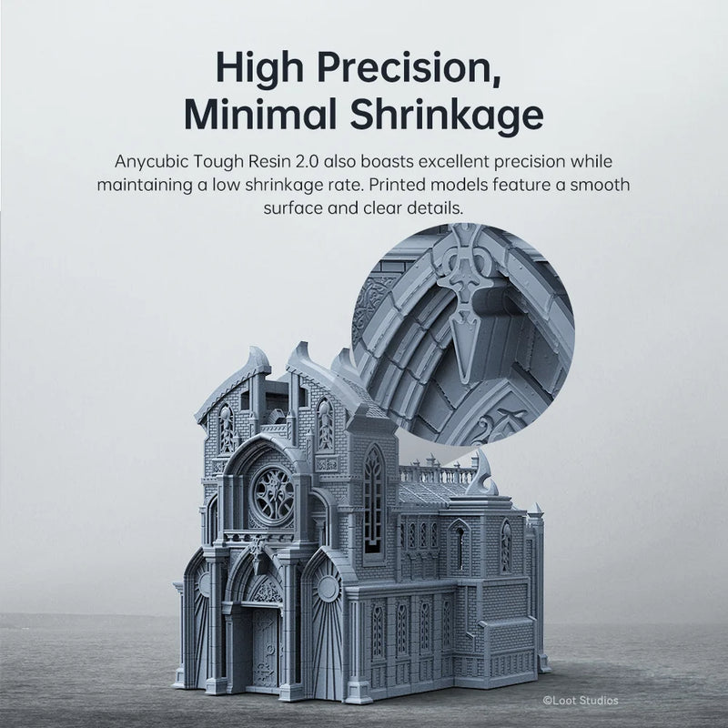 ANYCUBIC Flexible Tough Resin 2.0 405nm UV Resin High Toughness High Rigidity 3D Printer Printing Materials For Photon Mono