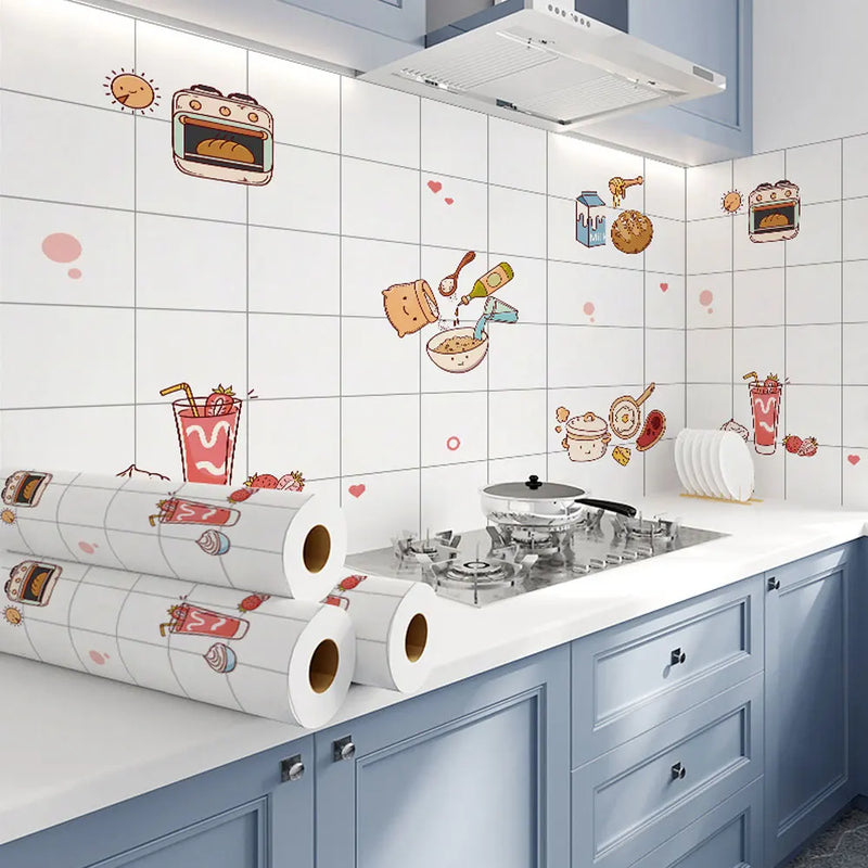 PVC 60cm waterproof marble self-adhesive wallpaper bathroom cabinet countertop contact paper waterproof wall sticker