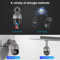 Techage 36CH 5MP 8MP POE PTZ Camera System Smart Ai Human Detected Two-way Audio Color Night 4K H.26S Security Surveillance Kit