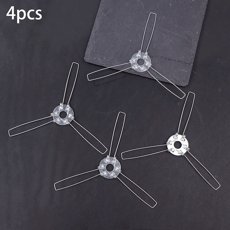 4Pcs 2-Forks 3-Forks Galvanized Fixing Spring Clip Spring Buckle For Fixing Lampshade Shrapnel DIY For Pandent Lamps Lanterns