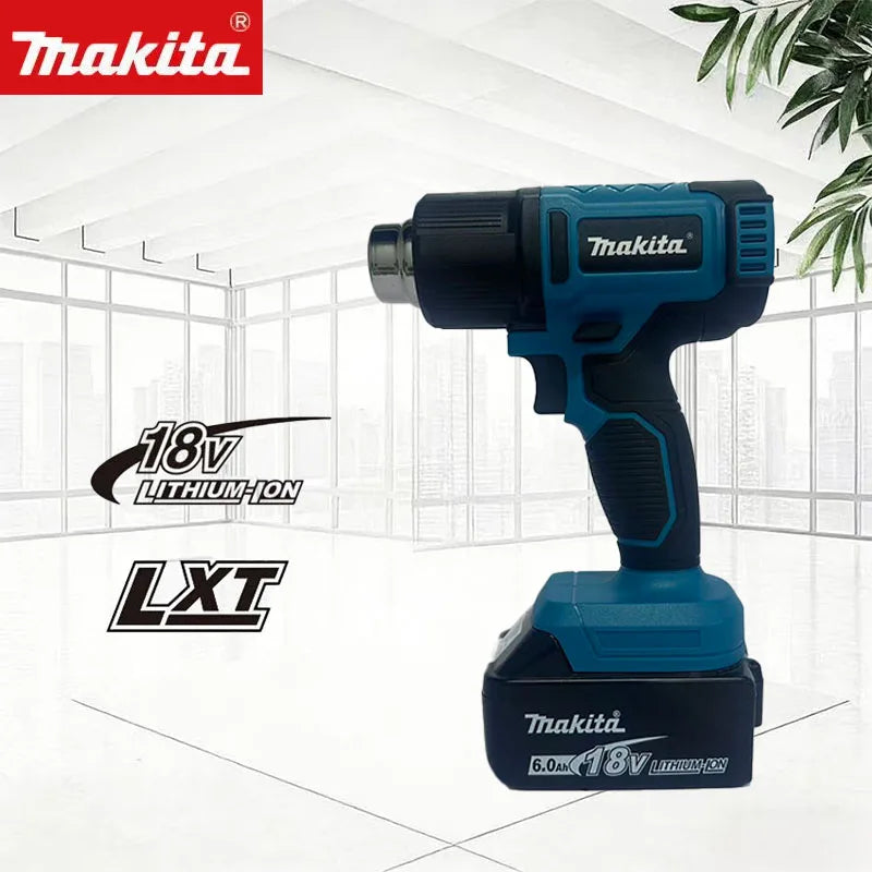 Makita Handheld Electric Heat Gun 18V Cordless Adjustable Hot Air Industrial Grade Battery Powered Tool for - View 6 | SAMAG