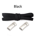 Metal Lock Magnetic Shoelaces Flat Sports Enthusiasts No Tie Shoe Laces Safe And Reliable Lazy Shoelace Rubber Band Shoestrings
