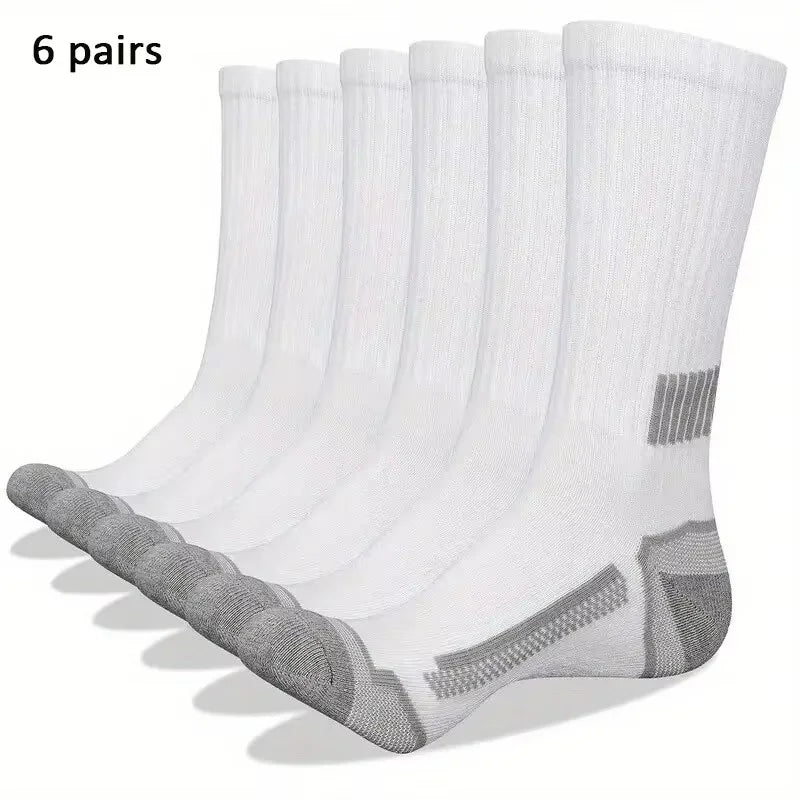6 Pairs of MEN'S Sports Socks, Sweat Absorbing | SAMAG
