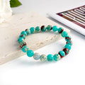 Natural Stone Beads Bracelet For Women Men Agate Crystal Quartzs Aquamarines Jades Jewelry Agates Elastic Bangle Bracelets 6 8mm