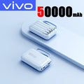 VIVO Mini 500000mAh Power Bank Super Fast Charging 4 in 1 Built in Cables LED Digital Display Power Bank for iPhone Samsung