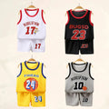 Children Sets Summer Sleeveless Basketball T - shirts | SAMAG