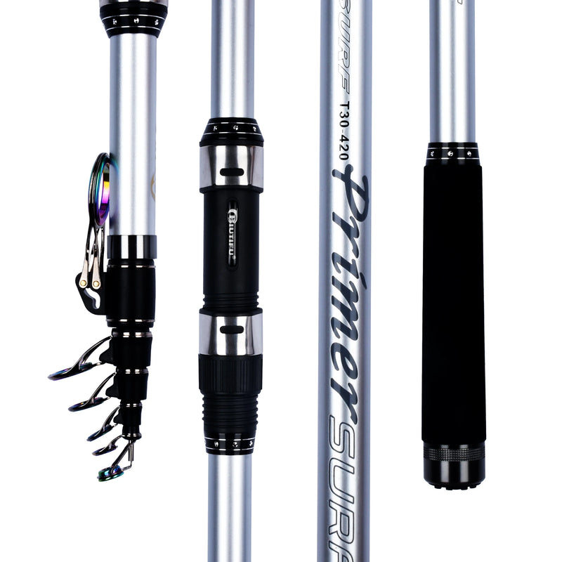 BIUTIFU Telescopic Surf Spinning Fishing Rods 5.3m 5.0m | SAMAG