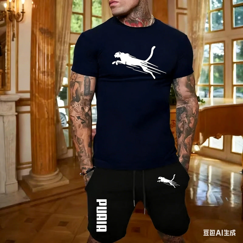 Trend Fashion Leisure Summer Outdoor Sports Set Men's | SAMAG