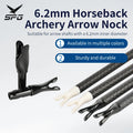 Archery Arrow Nocks for 6.2mm ID Shafts Sturdy Durable | SAMAG