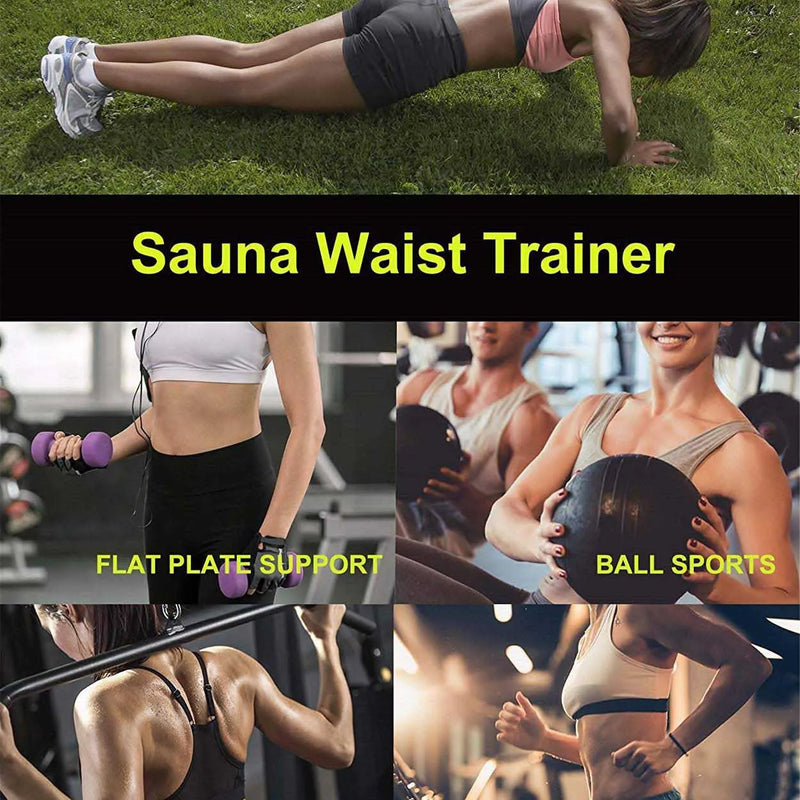 1pc Waist Trainer Slimming Body Shaper Fitness Belt Weight Loss Fat Burning Sport Girdle Sweat Trimmer Workout Cincher Shapewear