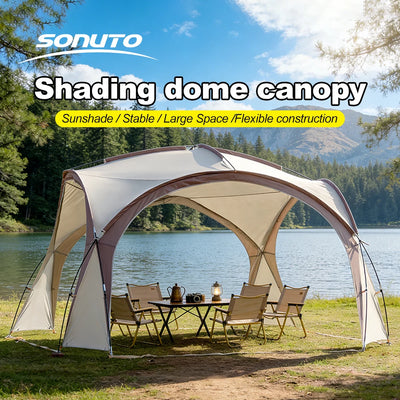 Sonuto Extra Large Dome Canopy Tent Pop - up Camping Gazebo | SAMAG