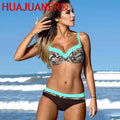 Swimsuit Red Push Up Bikini Set Women Swimwear Sexy | SAMAG