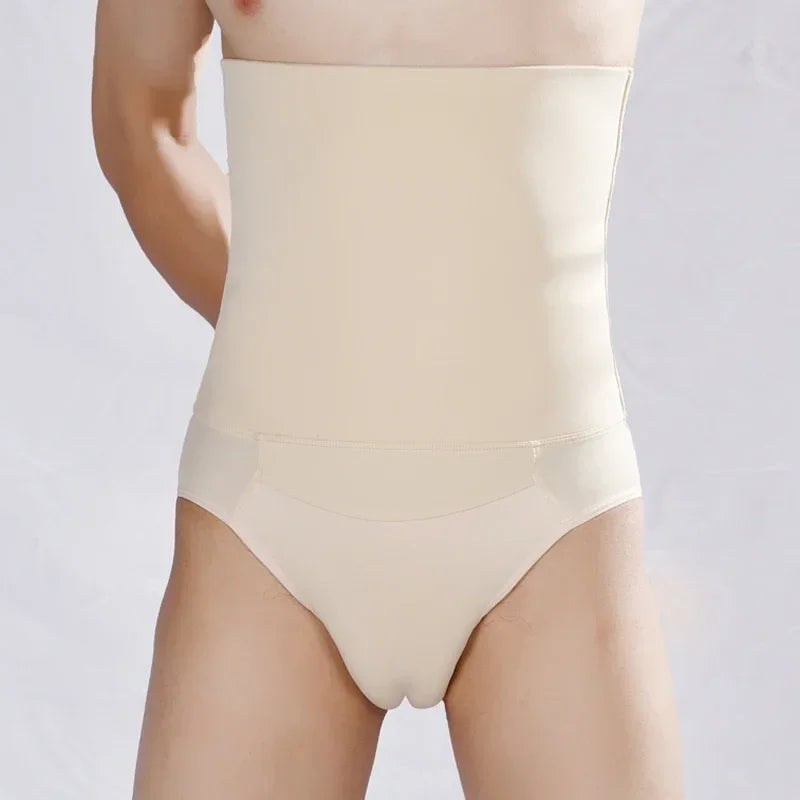 Men Hiding Gaff Panty Men Slimming Underpant Body Shapers Waist Trainer Corset Modeling Waist Control Briefs Underwear Shapewear