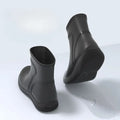 Low Cooking Men's Rain Boots Black Silicone Male Ankle Chef Shoes Kitchen Short Summer Big Size Comfortable Rainy Day 2025 Mud