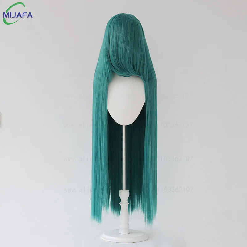 Very High Quality 600g 68 Colors 40 Inch 100cm Long Straight Cosplay Wig With Bangs Heat Resistant Hair Anime Wigs + Wig Cap