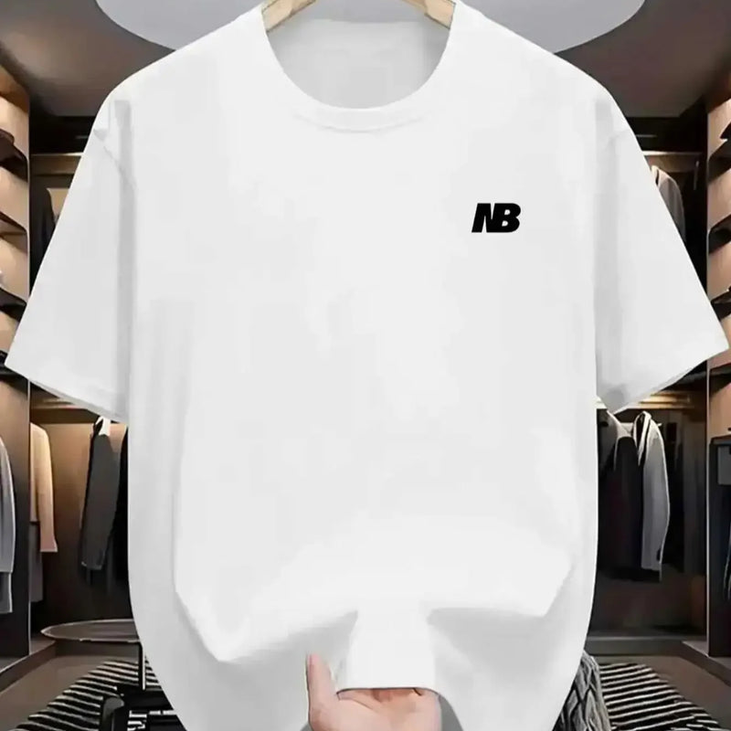 Men's T-Shirts - Breathable Moisture-Wicking Short Sleeve Round Neck Casual & Athletic Tees, All-Season Comfort Fit for Gym