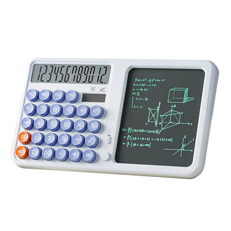 Writing Tablet Calculator Solar Powered LCD Notepad With Writing Padeye-Protection LCD Paperless Design Protecting Children Eyes