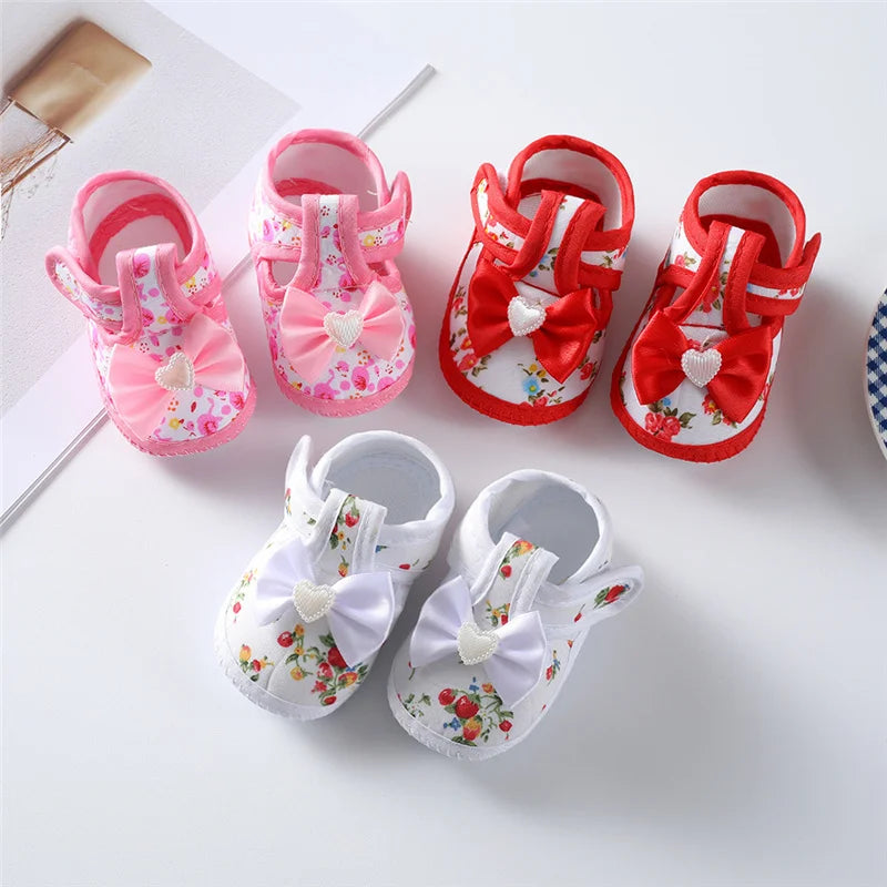 0 - 12Month Baby Girl Boy Shoes First Walkers Cotton Soft - View 3 | SAMAG