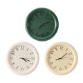 Wall Clock Non Ticking Rustic Modern Decorative Clock Round Time Clock Small Clock for Bathroom Office Bedroom Study Home