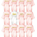 5-18pcs Wedding Team Bride Bridesmaid Robe Dressing Gown Satin Kimono Bathrobe for Women Bridal Shower Bachelorette Hen Party