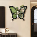 French Butterfly Living Room Decoration Painting Hydroponic Green Plant Hanging Painting Dining Room Sandstone Mural Painting