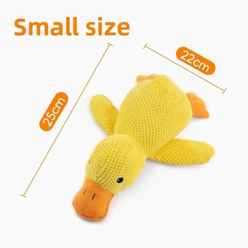 1/3PCS Things For Dogs Accessories Dog Supplies Calming Duck Squeaky Plush Toy Luxury Sleep Aid Durable Puppy Companion Pet