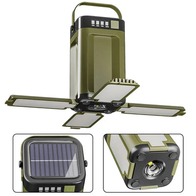 Solar Outdoor Camping Light 4 - Blade 90° Expandable | SAMAG