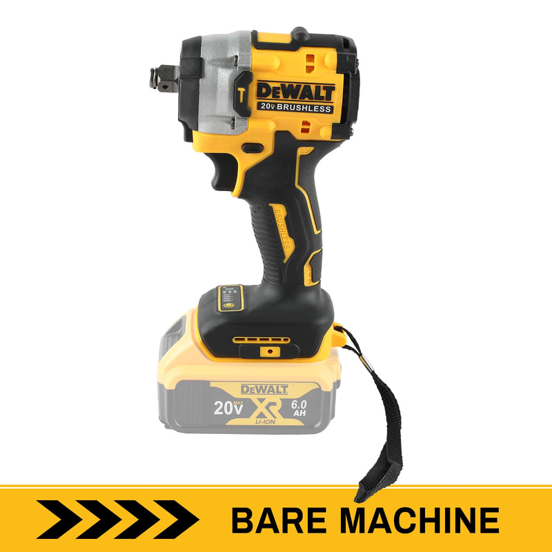 DEWALT DCF921 ATOMIC 20V MAX 1/2 - inch Cordless Impact Wrench: Variable Speed, Built - in Charging, Comes - View 8 | SAMAG