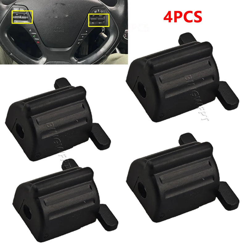 4PCS Car Multi-function Steering Wheel Cruise Control Button Switch Knob For KIA K3 Rio 3 2014-2016 Cerato Classic 2017