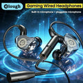 Elough Headset Gamer Headphones Wired Earphone Gaming Earbuds With Mic For Pubg CSGO Casque Phone Tablet Laptop Universal Game