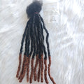 Dreadlocks Sister Locs Extensions Handmade Soft Crochet Brazilian Human Hair Braiding 10in Ombre Short Hair 10Strands/lot