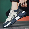 Large Size Spring and Autumn New Thick Sole Height Increasing Casual Men's Shoes Niche Trend Versatile Flat Sports Men's Shoes