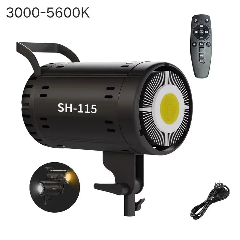135W Bowens Reflector Video Studio Honeycomb Softbox Photography Light Dimmable LED Light Flash Studio Lighting 3000-6000K