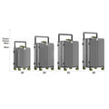 BunnyFly Suitcase Wide Handle Travel Suitcase Men 20 24  Carry-On Luggage Women PC Aluminum Frame Trolley Case
