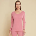 New Style Thermal Underwear Fleece-lined Long Johns Extra Thick Warm with High Neck Suitable for Both Men and Women Couple Set
