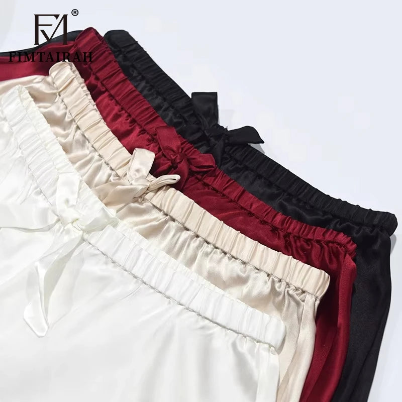 22MM Real 100% Silk  Pajamas Women's Summer  Shorts Two Piece Set Sexy Cool Home  Silk Pajamas 2xl 3xl 4xl Sleepwear Pajamas