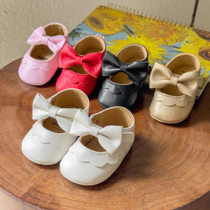 Baby Casual Shoes Infant Toddler Bowknot Non - slip Rubber - View 2 | SAMAG