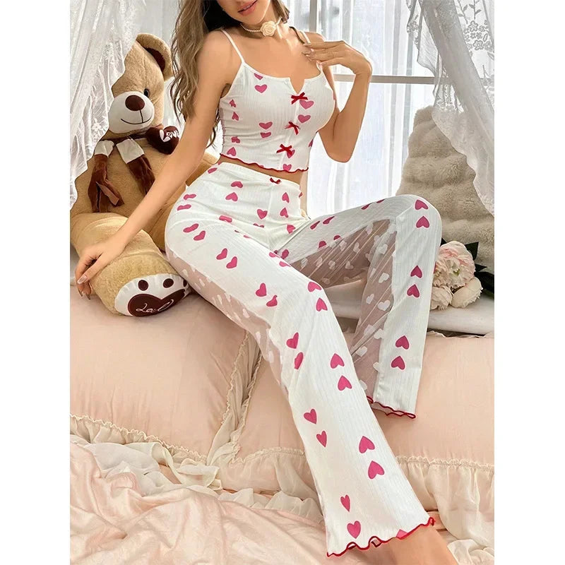 2-Piece Women's Sexy Transparent Mesh Lace Set | SAMAG