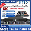 ShennDare 4x2800W Audio Professional Power Amplifier 4 Channels 1U Subwoofer Amplifier Class D Line Array Speaker Preamplifier