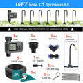 30-5m LCD Quick Connect Atomizing Sprinkler Timer Irrigation Kit Custom Automatic Watering System Flexible Adjustment Nozzle