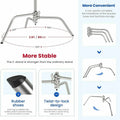 Selens C-Stand Adjustable Stainless Steel Light Stand Heavy Duty Tripod photo studio kits Shooting Photography Props Tripode