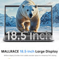 KAMRUI 18.5"Laptop Computer Intel N150/AMD R3 4300U 16GB DDR4 512GB M.2 SSD Windows11 PRO 8000mAh Battery Wifi5 Desktop Notebook