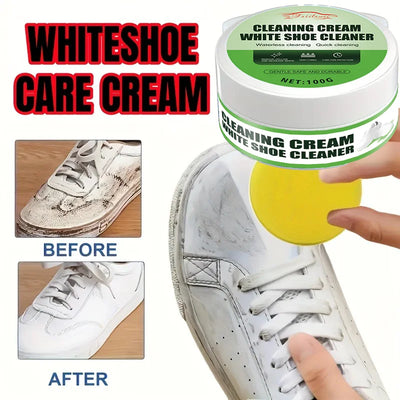 WHITE SHOE CARE CREAM - A Cleaner for Sneakers That | SAMAG