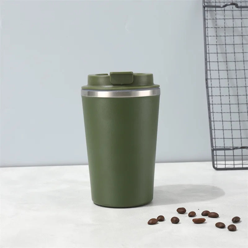 Custom Engraved Thermos Mug Personalized Insulated Travel Cup with Name Double Wall Stainless Steel Gift Mug for CoffeeTea
