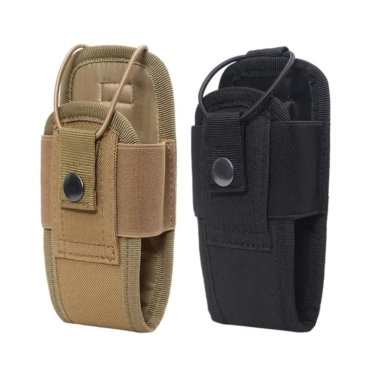 Tactical Walkie Talkie Carry Bag Molle Radio Pouch Holder Pocket Portable Outdoor Hunting Sports Waist Bag Interphone Holster