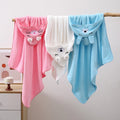 1 Piece of Infant Bathrobe, Baby Bath Towel, Bath Towel for Boys and Girls, Large Towel with Hood, Baby Swaddle Blanket, Newborn Baby Children's Bath Bedding