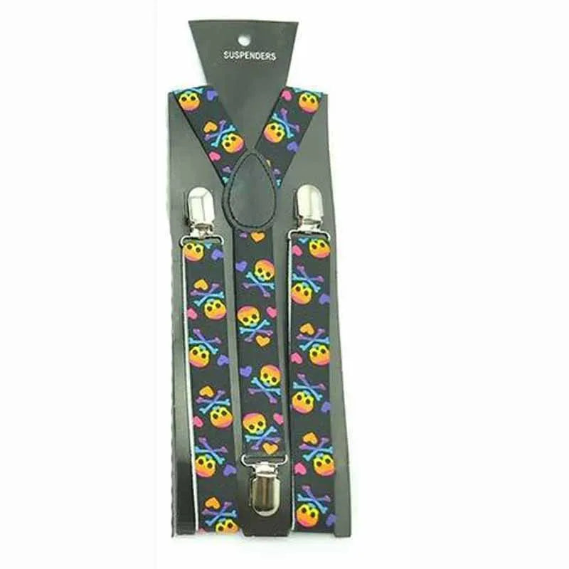 Mens Adjustable Belt Pants Holder Wear Elastic 3 Clips Y - Back Suspenders Braces school Fashion MW21 - Visuel 7 | SAMAG