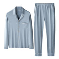 Men's Loose Fit Pajamas Set Soft Lyocell & Cotton Blend Breathable Sleepwear Cozy Home Loungewear Comfortable Pajamas