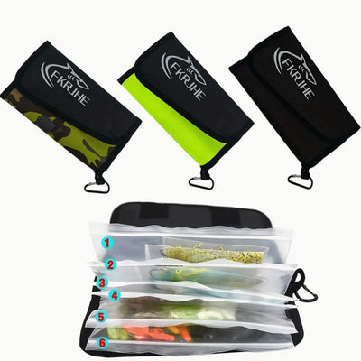 Luya Fake Bait Bag Multi Grid PVC Inner Partitioned | SAMAG